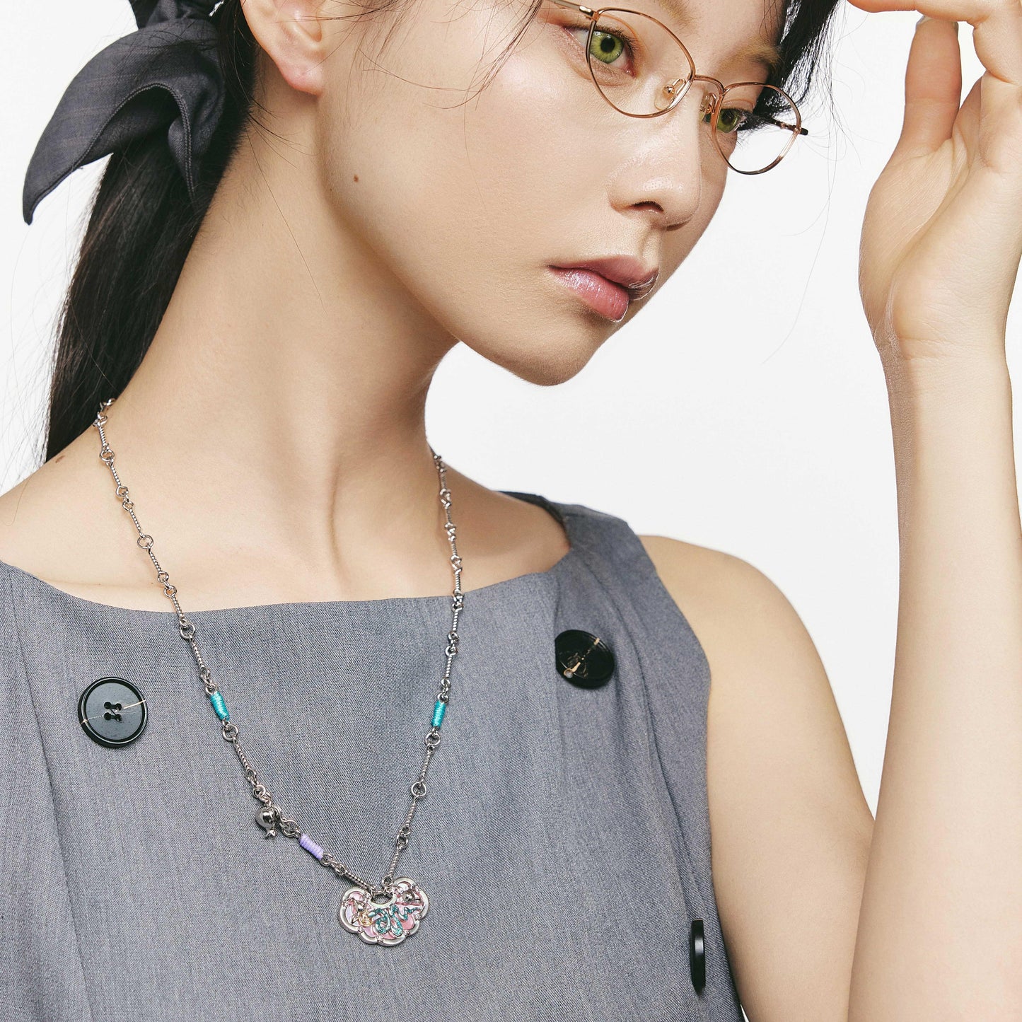 Snake Ruyi Money Bag Necklace