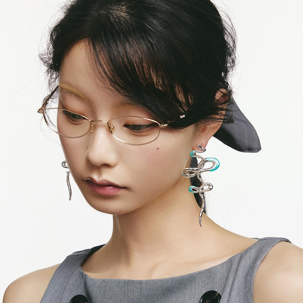 Twin Spirit Snake Earrings