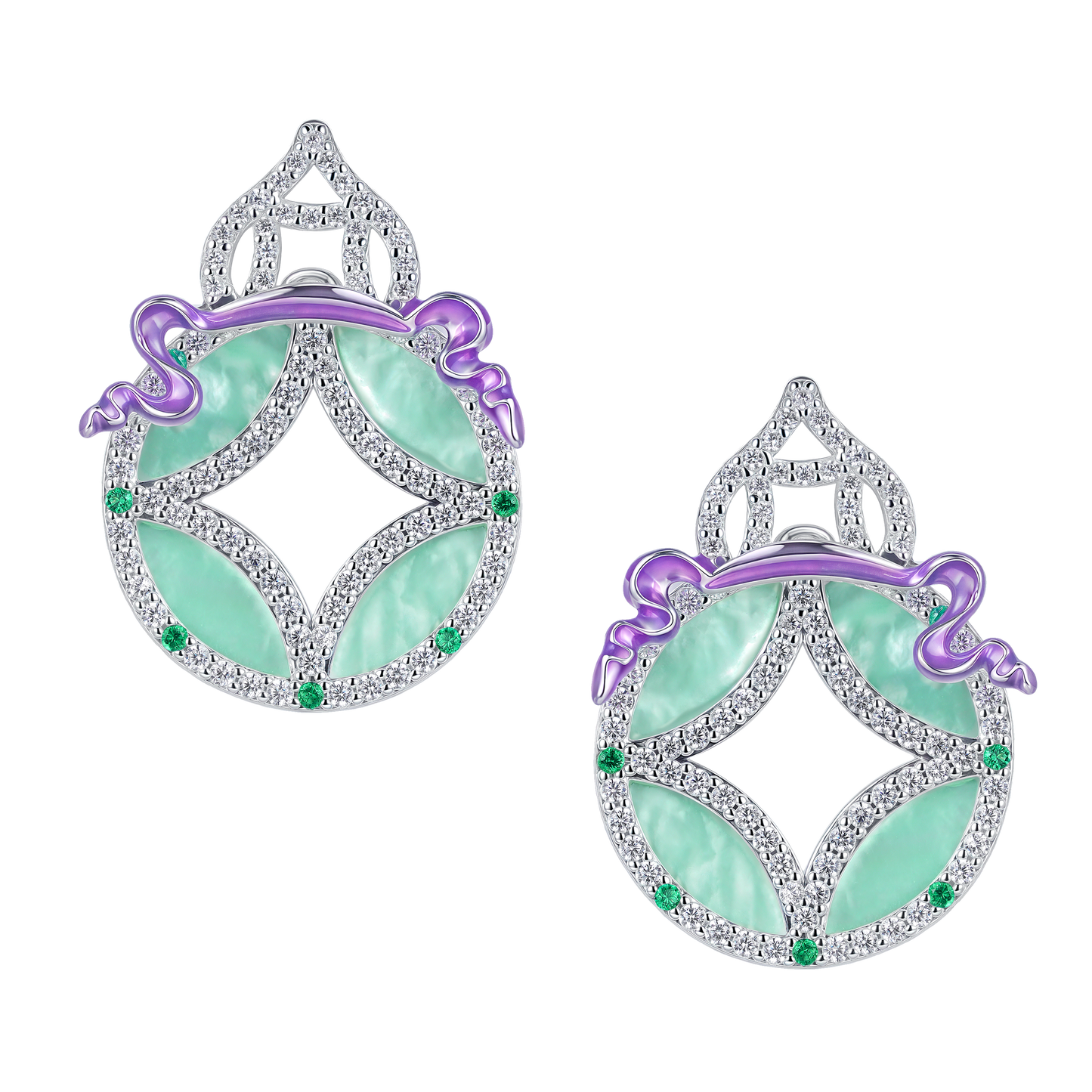 Hulu Peach Jubilee Earrings