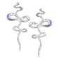 Twin Spirit Snake Earrings