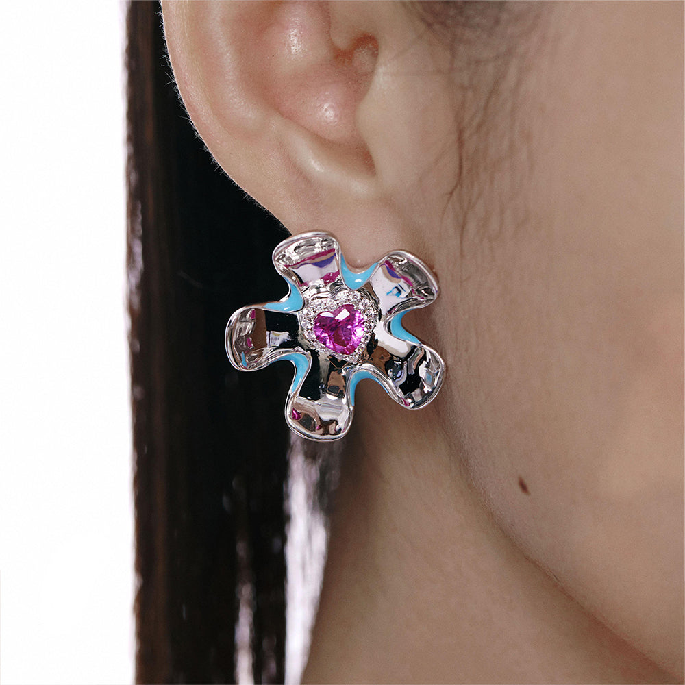 Flower Core Earrings
