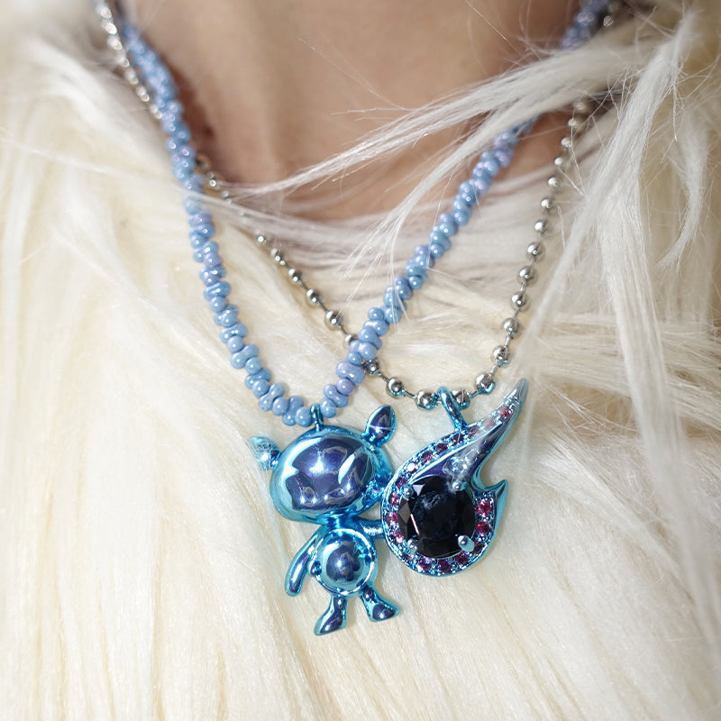 Galaxy Pinball Toy Double Layer Necklace