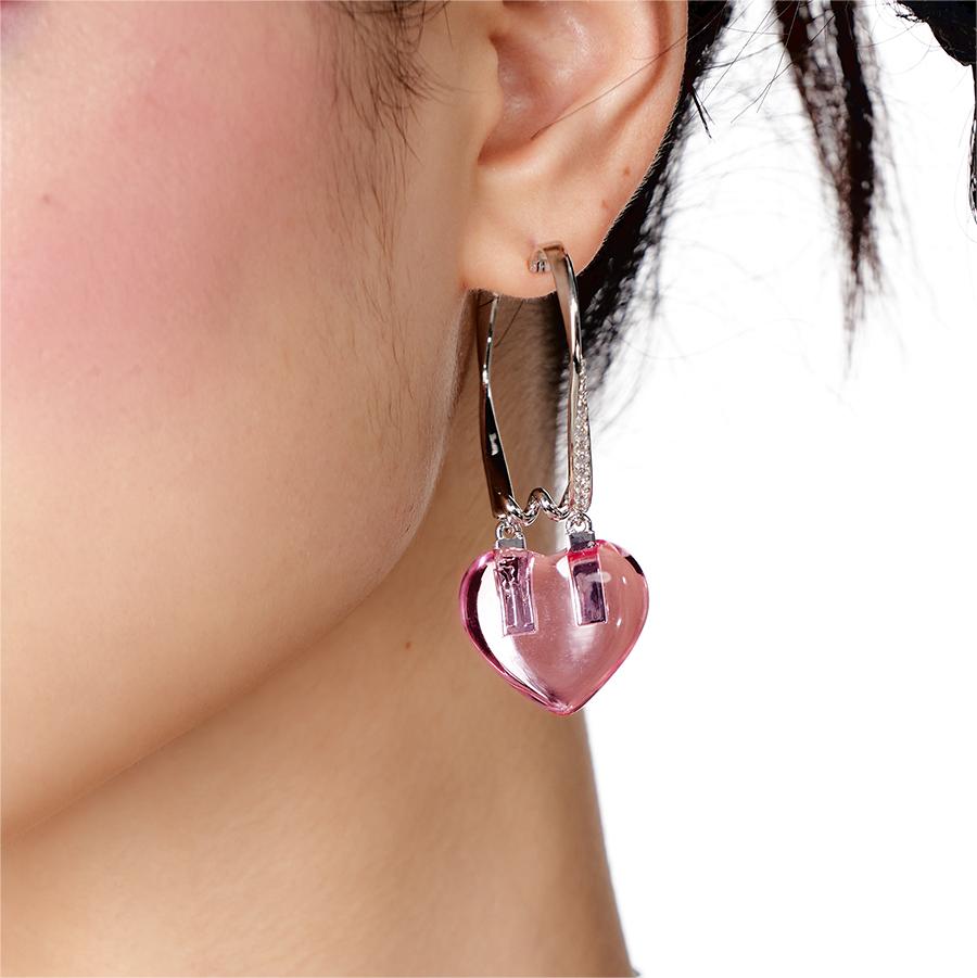 Peach Core Earrings